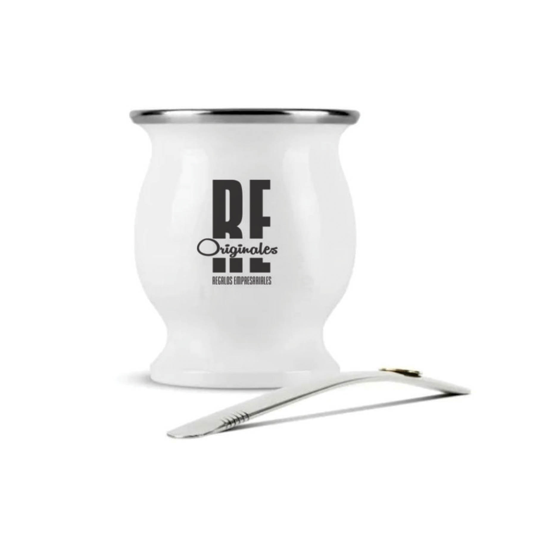 Mate + bombilla de acero inoxidable (30grs)