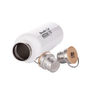 Botella Térmica con tapa de bambú